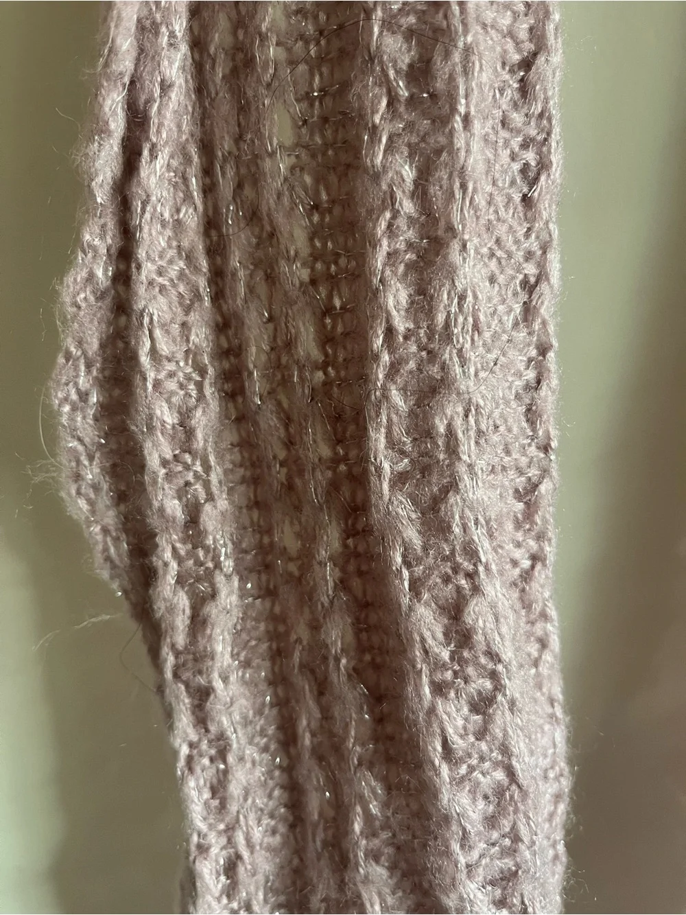 Soft Knit Infinity Scarf - Mauve